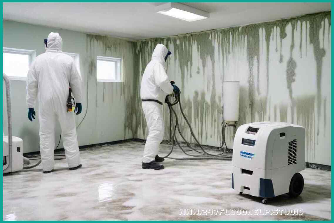 Enhancing Drying Efficiency with Rapid Air Circulation: A Key Element in Flood Damage Repair - Emergency Water Damage Services 24/7